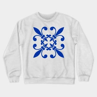 Portugal Tile Pattern Crewneck Sweatshirt